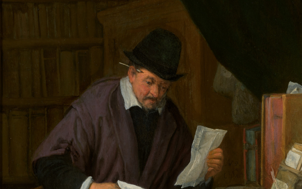 A Lawyer in his Study by Adriaen van Ostade and Cornelis Dusart 