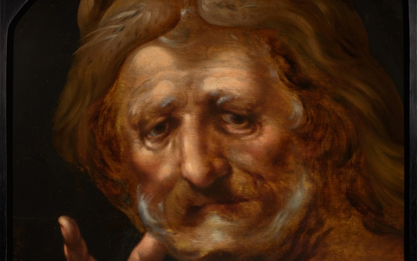 Hercules (possibly a ‘portrait-historié’ of the painter Hans Bol) by Cornelis Cornelisz van Haarlem